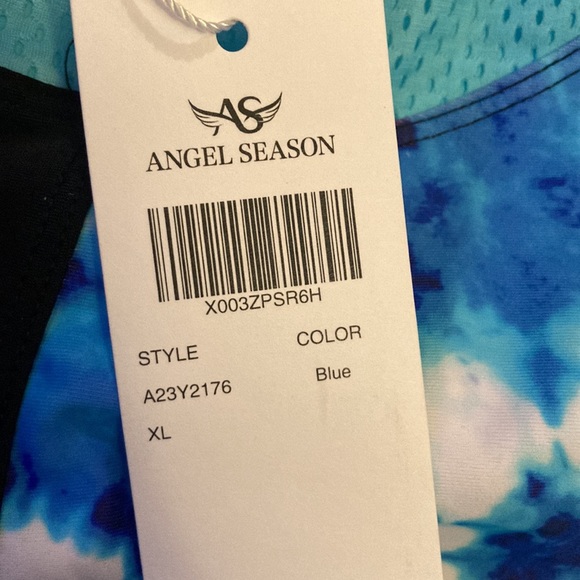 Angel season tankini top womens size XL nwt - Picture 3 of 3